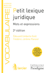 Petit lexique juridique - Édouard Umberto Goût, Frédéric-Jérôme Pansier