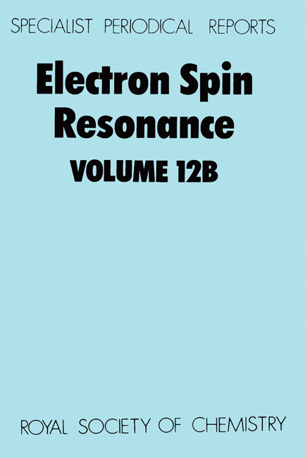 Electron Spin Resonance - 