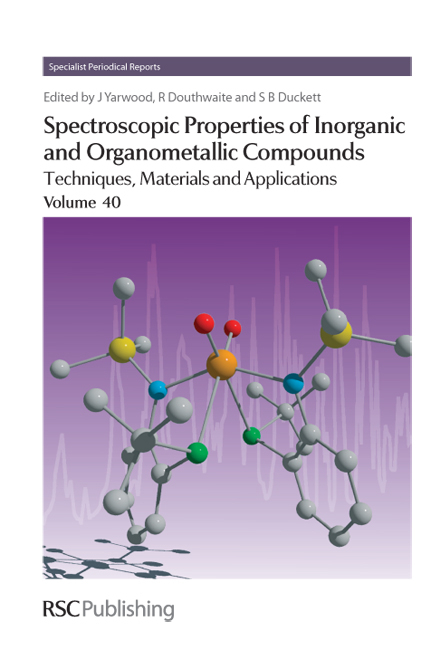 Spectroscopic Properties of Inorganic and Organometallic Compounds - 