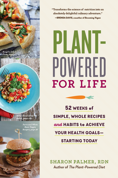 Plant-Powered for Life: 52 Weeks of Simple, Whole Recipes and Habits to Achieve Your Health Goals - Starting Today - Sharon Palmer