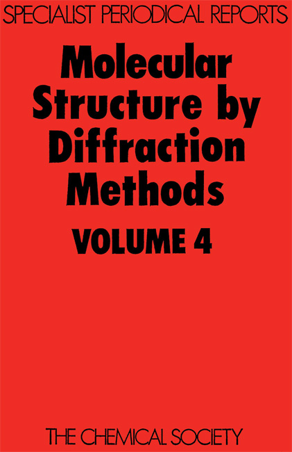 Molecular Structure by Diffraction Methods - 