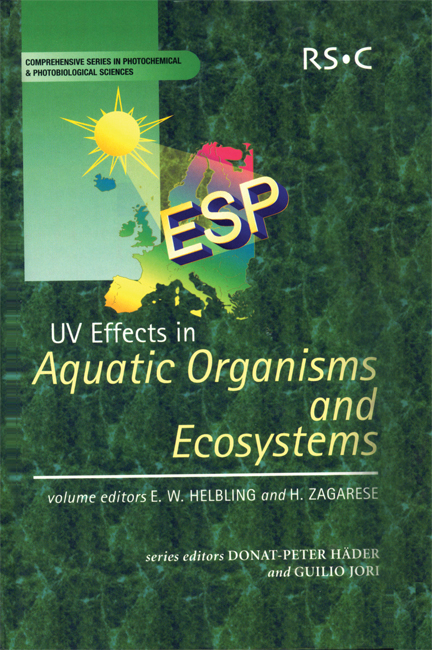 UV Effects in Aquatic Organisms and Ecosystems - 