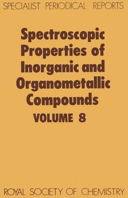 Spectroscopic Properties of Inorganic and Organometallic Compounds - 