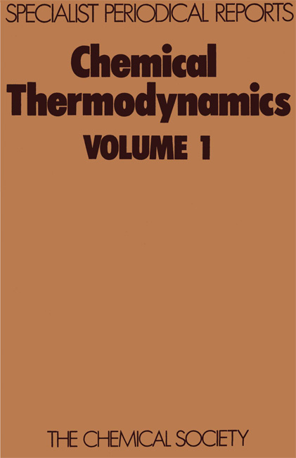 Chemical Thermodynamics - 