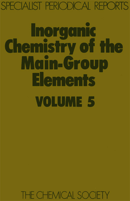 Inorganic Chemistry of the Main-Group Elements - 