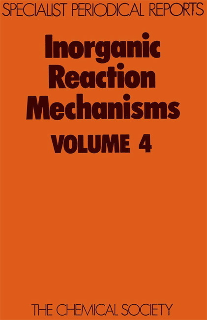 Inorganic Reaction Mechanisms - 