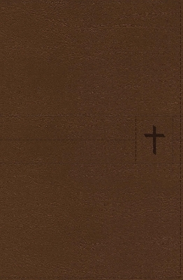 NIV, Thinline Bible, Compact, Leathersoft, Brown, Red Letter, Comfort Print -  Zondervan