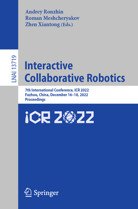 Interactive Collaborative Robotics - 
