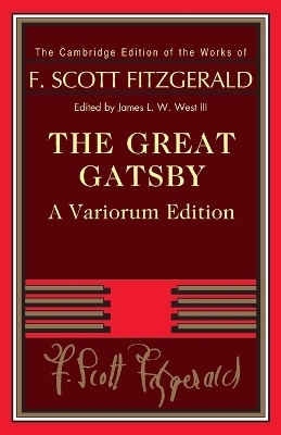 The Great Gatsby – Variorum Edition von F. Scott Fitzgerald | ISBN 978 ...