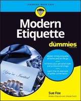 Modern Etiquette For Dummies - Fox, Sue