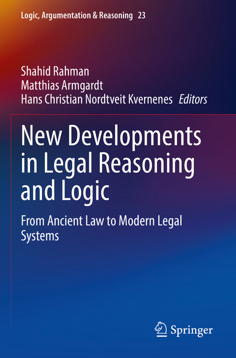 New Developments in Legal Reasoning and Logic - 