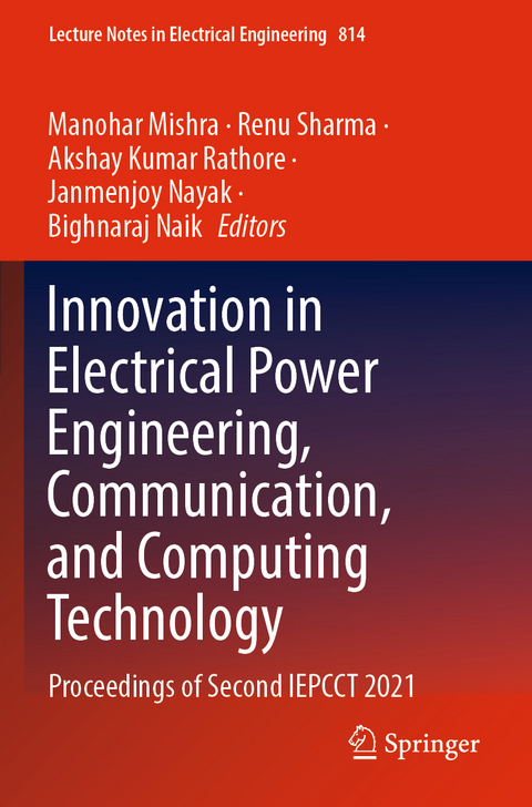 Innovation in Electrical Power Engineering, Communication, and Computing Technology - 