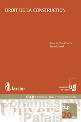 Droit de la construction - 