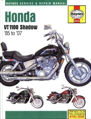 Honda VT1100 Shadow (85-07) Haynes Repair Manual -  Haynes Publishing