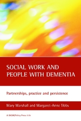 Social work and people with dementia - Mary Marshall, Margaret-Anne Tibbs