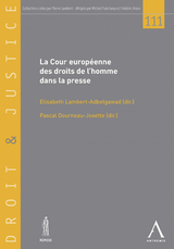 La Cour européenne des droits de l’homme dans la presse -  Anthemis,  Collectif