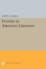 Frontier in American Literature - Edwin S. Fussell