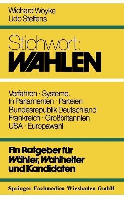 Stichwort: Wahlen - Wichard Woyke