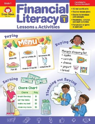 Financial Literacy Lessons and Activities, Grade 1 Teacher Resource -  Evan-Moor Educational Publishers