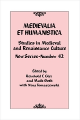 Medievalia et Humanistica, No. 42 - 