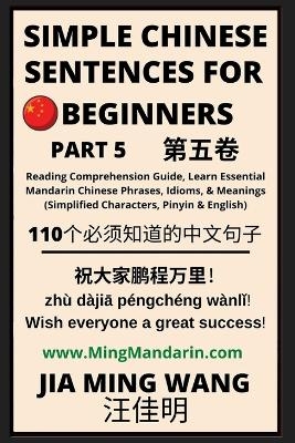 Simple Chinese Sentences for Beginners (Part 5) - Idioms and Phrases for Beginners (HSK All Levels) - Jia Ming Wang