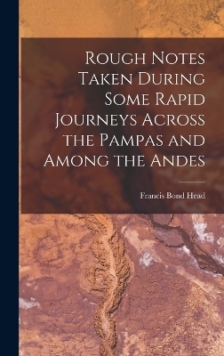 Rough Notes Taken During Some Rapid Journeys Across the Pampas and Among the Andes - Francis Bond Head