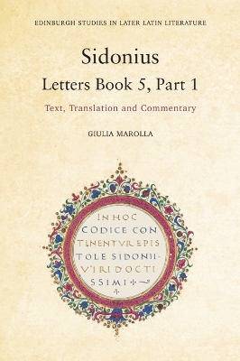 Sidonius: Letters Book 5, Part 1 - Giulia Marolla