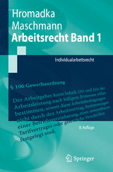 Arbeitsrecht Band 1 - Wolfgang Hromadka, Frank Maschmann