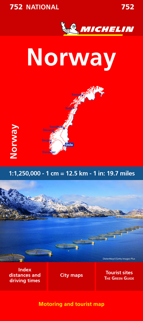 Norway - Michelin National Map 752 -  Michelin