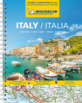 Italy - Tourist and Motoring Atlas (A4-Spiral) - Michelin