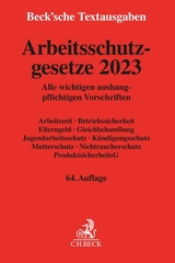 Arbeitsschutzgesetze 2023 - 