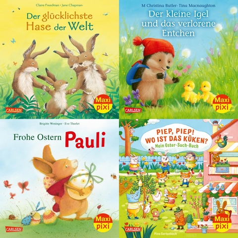 Maxi-Pixi-4er-Set 102: Endlich Frühling! (4x1 Exemplar) -  diverse