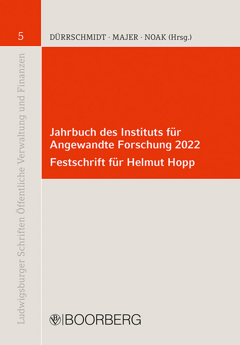 Jahrbuch des Instituts für Angewandte Forschung 2022 - Festschrift für Helmut Hopp - 