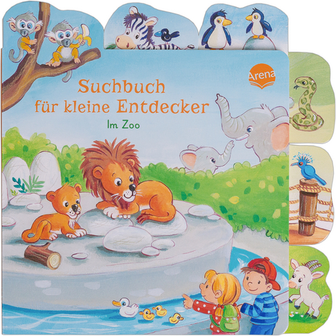 Suchbuch für kleine Entdecker. Im Zoo