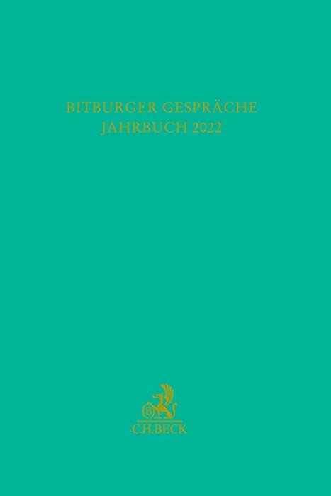 Bitburger Gespräche Jahrbuch 2022 - 