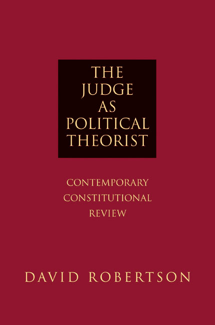 The Judge as Political Theorist - David Robertson