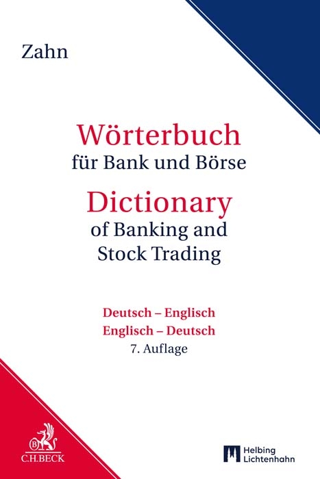 Wörterbuch für Bank und Börse - Hans Zahn