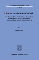 Ethische Standards im Kaufrecht. - Oliver Martis