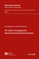 70 Jahre Europäische Menschenrechtskonvention - 