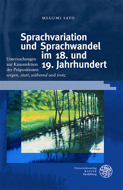 Sprachvariation und Sprachwandel im 18. und 19. Jahrhundert - Megumi Sato