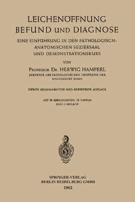 Leichen�ffnung Befund und Diagnose - Herwig Hamperl