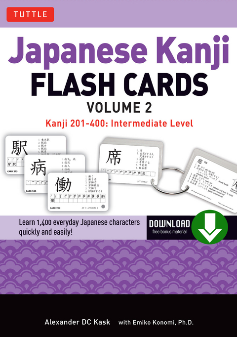 Japanese Kanji Flash Cards Ebook Volume 2 -  Alexander Kask