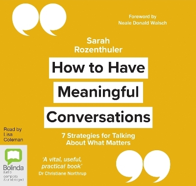 How to Have Meaningful Conversations - Sarah Rozenthuler