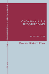 Academic Style Proofreading - Roxanne Barbara Doerr