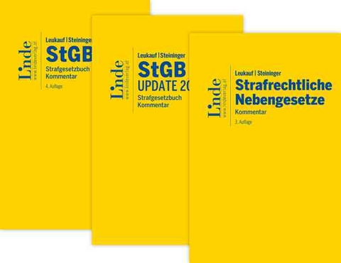 Paket - Leukauf/Steininger StGB inkl. Update 2020 + Strafrechtliche Nebengesetze - Christoph Aichinger, Daniel Bauer, Konrad G. Bühler, Thomas Desch, Robert Durl, Margarethe Flora, Gerhard Hafner, Stefan Huber, Benjamin Koller, Florian Messner, Rainer J. Nimmervoll, Stephanie Öner, Astrid Reisinger Coracini, Gregor Schusterschitz, Hannes Schütz, Martin Stricker, Alexander Tipold, Alexander Zierl, Peter Zöchbauer, Raphaela Bauer-Raschhofer, Walter Strametz, Sebastian Gölly, Christoph Grünwald, Hubert Hinterhofer, Clara Ifsits, Patrick Madl, Sebastian Mayr, Farsam Salimi, Stefanie Schön, Monika Stempkowski, Elisabeth Stöger, Sophie Stricker, Ricarda Tomasits, Martin Kaplans