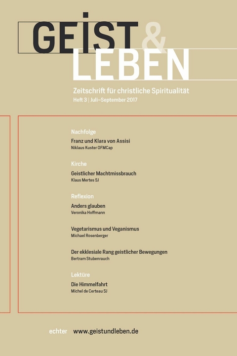 Geist & Leben 3/2017 - Christoph Benke