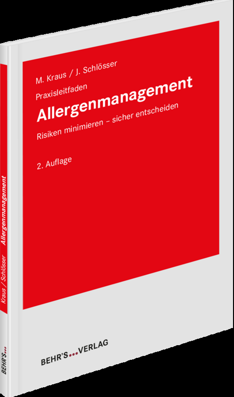 Allergenmanagement - Markus Kraus, Jürgen Schlösser