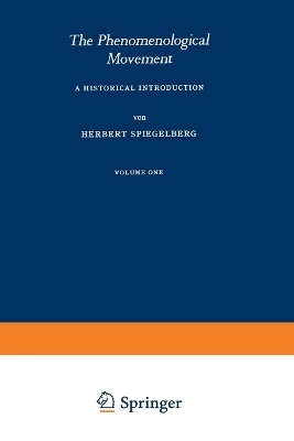 The Phenomenological Movement - Herbert Spiegelberg