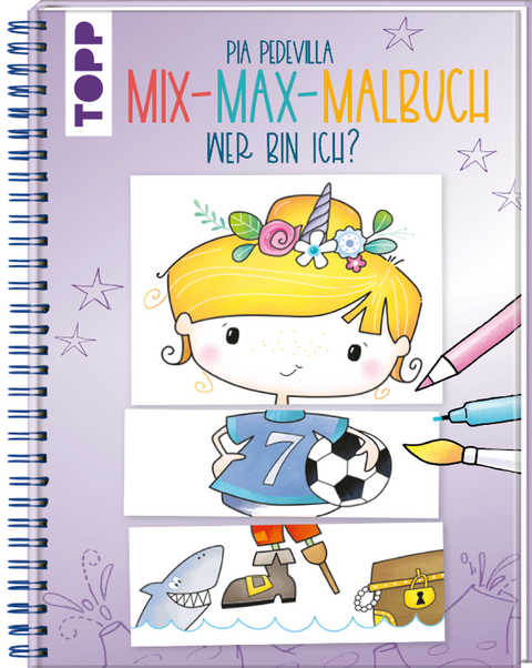 Mix-Max-Malbuch Wer bin ich? - Pia Pedevilla