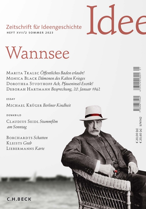 Zeitschrift für Ideengeschichte Heft XVII/2 Sommer 2023 - 